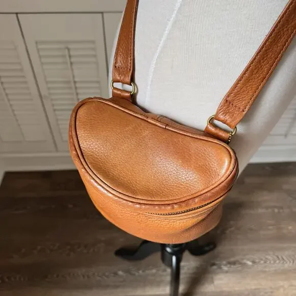 Vintage Coach British Tan Sonoma Leather Fishing Creel Crossbody Bag - Picture 3 of 9